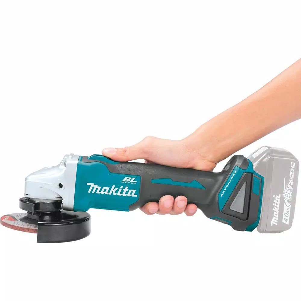 Makita 18V LXT Brushless Cordless 4-1/2"/5" Angle Grinder with Electric Brake (Tool Only)
