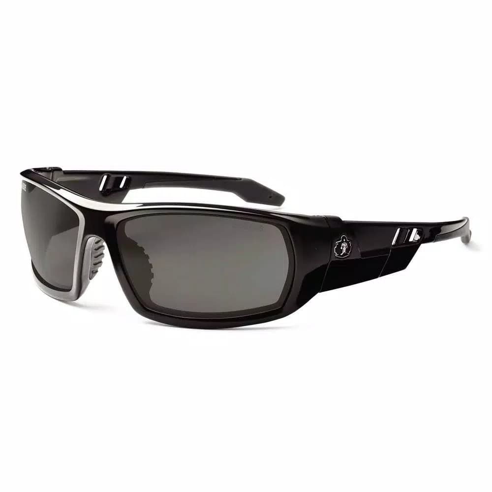 Ergodyne Skullerz Dagr Smoke Lens Black Safety Glasses - ANSI Z87.1+ Ballistic Impact Rated