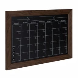 DesignOvation Beatrice Chalkboard Monthly Magnetic Calendar Memo Board, Framed Wall Organizer thumbnail 2