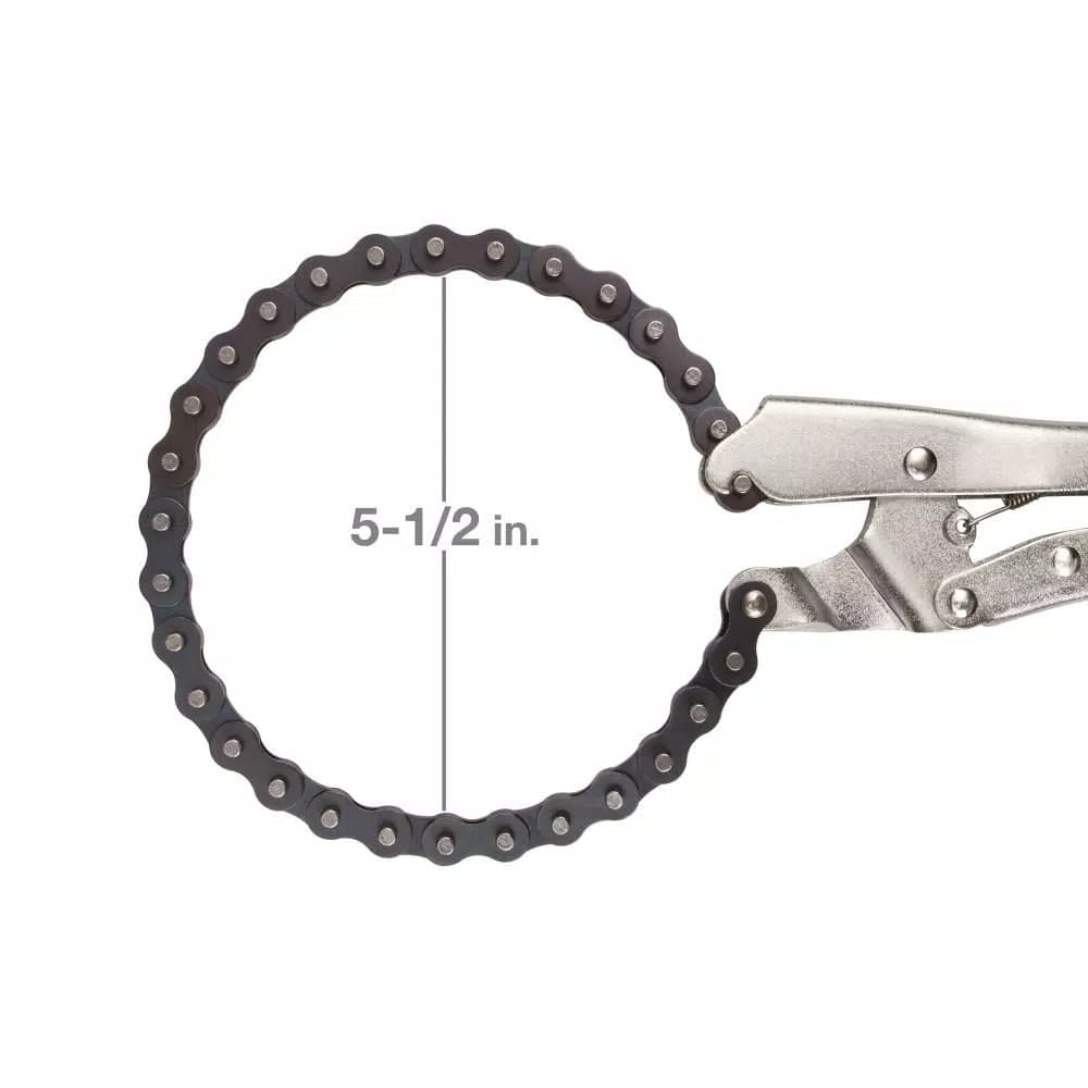 TEKTON Locking Chain Clamp for Round and Irregularly-Shaped Workpieces