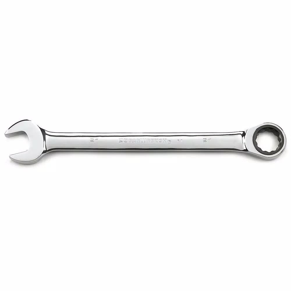 GEARWRENCH 1-1/8 in. Combination Ratcheting Wrench, 12-Point Steel, Chrome Finish