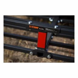 CURT 48 in. x 20 in. Steel Basket Style Hitch Cargo Carrier, 500 lb. Capacity, 2 in. Receiver with Adapter thumbnail 9