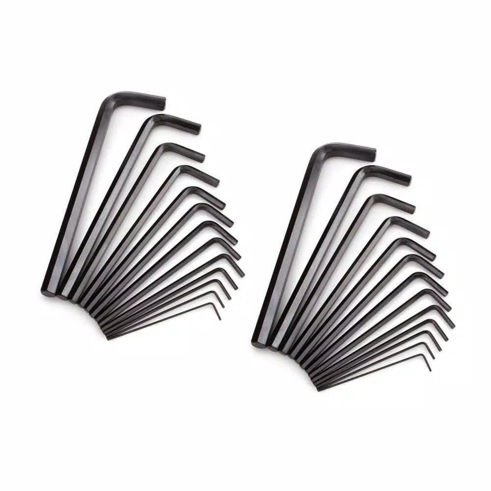 TEKTON 26-Piece Long Arm Hex Key Wrench Set, Inch and Metric