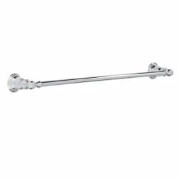 MOEN Kingsley 24 in. Chrome Towel Bar, Modern Glam Single Towel Bar thumbnail 1