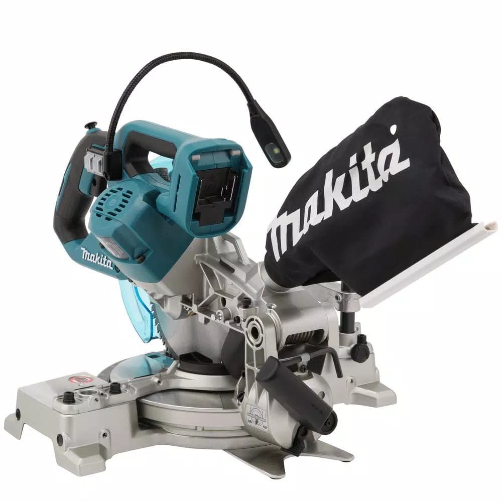 Makita 18V LXT Brushless 6-1/2 in. Compact Dual-Bevel Compound Miter Saw with Laser (Tool Only)
