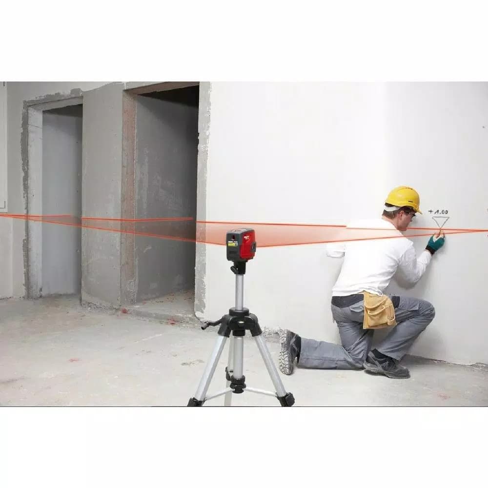 Hilti PMC 46 Combination Line and Point Laser Kit with Tripod and Universal Adaptor