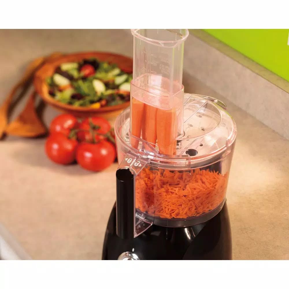 Hamilton Beach Chef Prep 10-Cup Food Processor, 525-Watt, 2-Speed with Pulse, Black