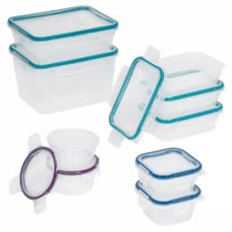 Snapware 18-Piece Plastic Food Storage Container Set with Write + Erase Lids thumbnail 1