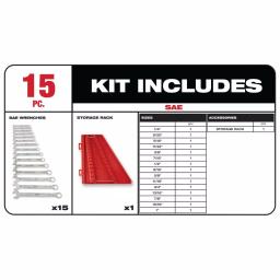 Milwaukee 19-Piece SAE Wrench and Hook and Pick Tool Set thumbnail 2