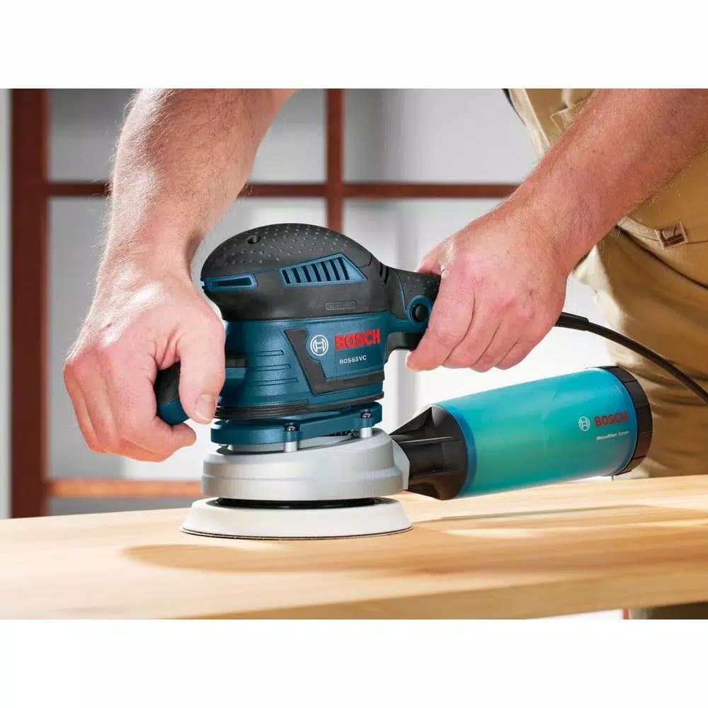 Bosch ROS65VC-5 5 in. Variable Speed Random Orbital Sander/Polisher with Vibration Control