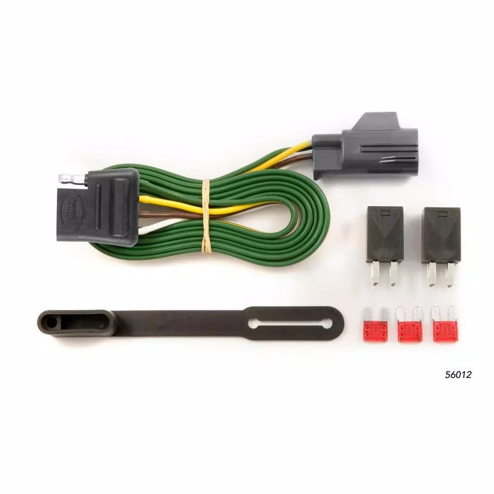 CURT Custom Vehicle-Trailer Wiring Harness, 4-Way Flat, T-Connector for Equinox, XL-7, Torrent