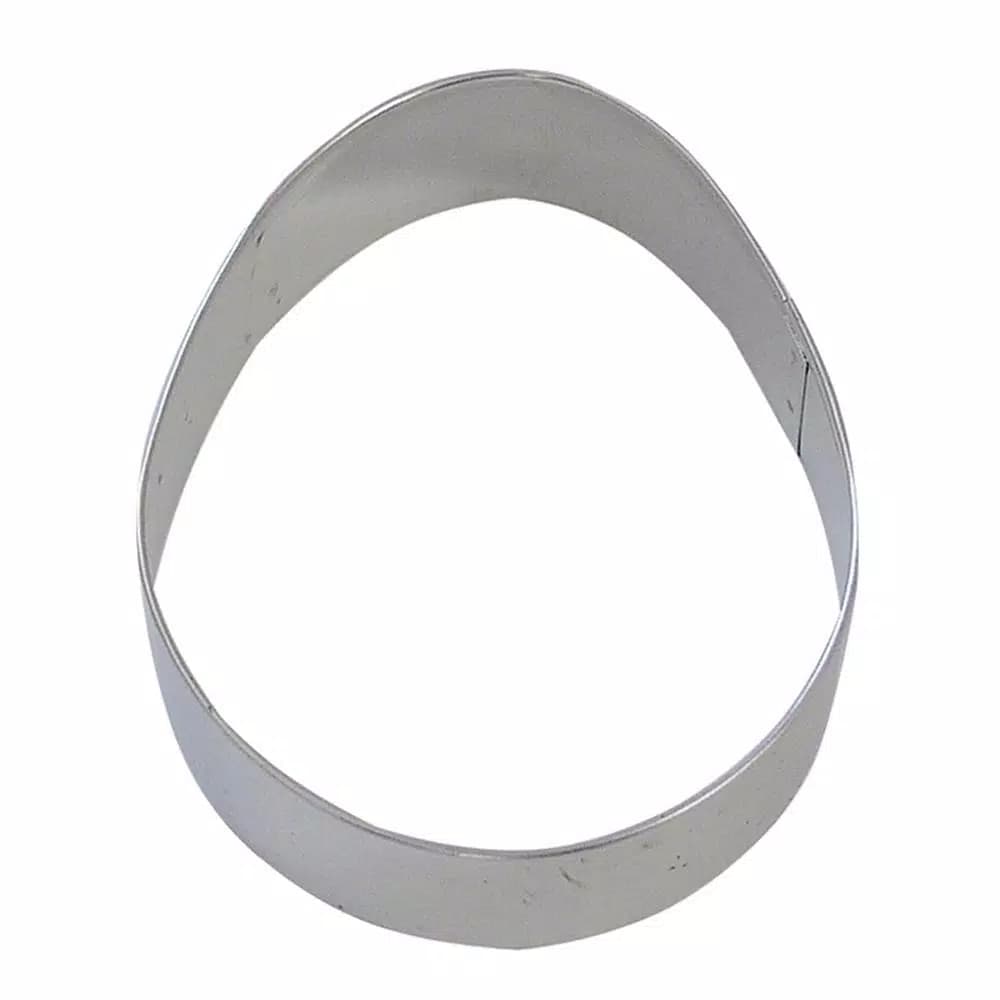 CybrTrayd-R&M 12-Piece Easter Egg Cookie Cutter Set, 4 in. Tinplated Steel