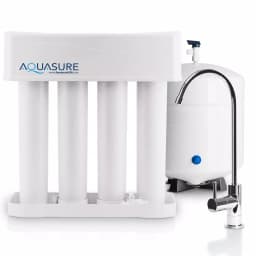 Aquasure Premier Series Alkaline Remineralizing Reverse Osmosis Water Filtration System with Chrome Faucet thumbnail 1