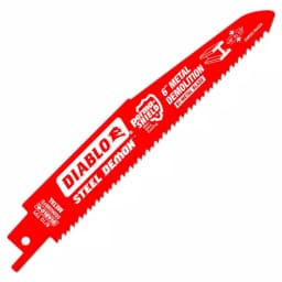 Diablo Steel Demon 6 in. 8/10 TPI Metal Demolition Reciprocating Saw Blades, 5-Pack thumbnail 1