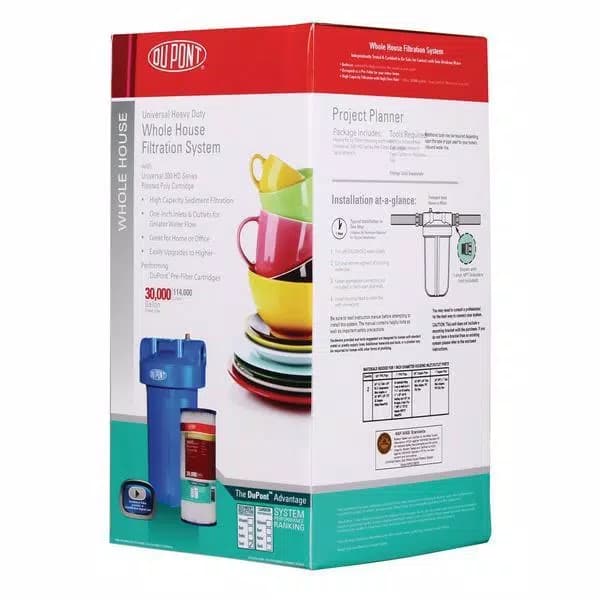 DuPont Heavy Duty Whole House Water Filtration System with 300 Series Poly Cartridge
