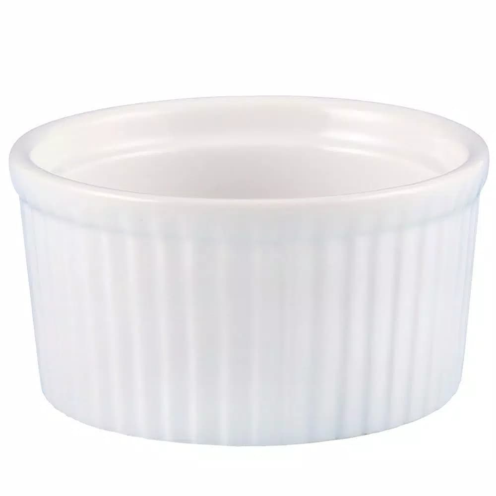 Creative Home Iron Works 3 oz. Ceramic Ramekins, Set of 6, White