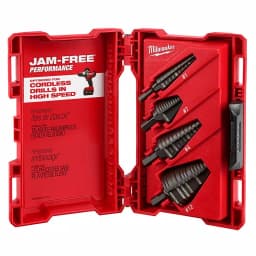 Milwaukee Black Oxide Step Drill Bit Set, 4-Piece thumbnail 1