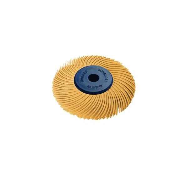 Dedeco Sunburst 2 in. 3-Ply Radial Discs, X-Fine 6 Micron Polishing Tool