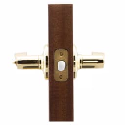 Copper Creek Waverlie Polished Brass Privacy Bed/Bath Door Lever thumbnail 3