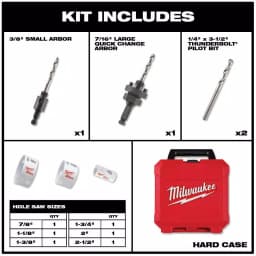 Milwaukee Hole Dozer Electricians Bi-Metal Hole Saw Set, 10-Piece thumbnail 2