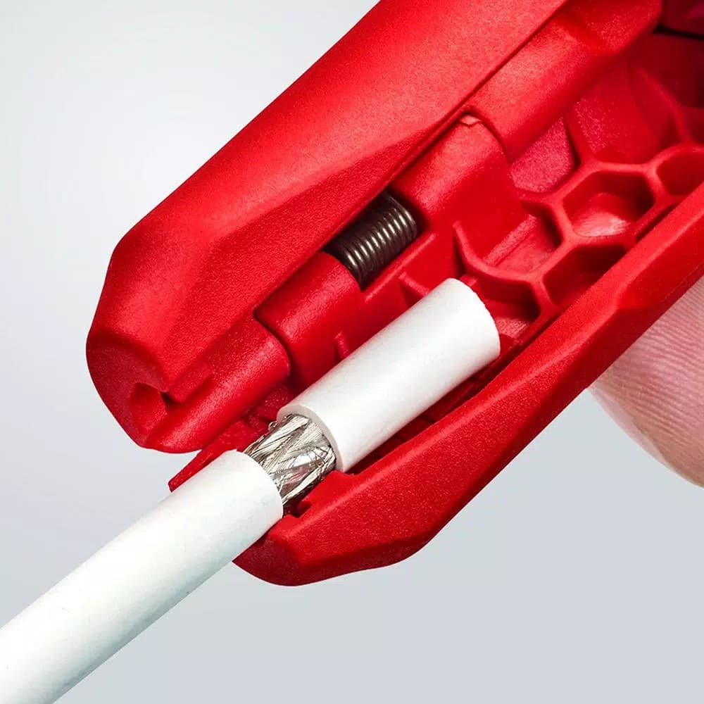 KNIPEX ErgoStrip Universal Wire Stripper, Cutter and Dismantling Tool for Metric Wires