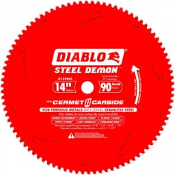 Diablo Steel Demon Cermet II 14 in. 90-Tooth Carbide Circular Saw Blade for Metal and Stainless Steel thumbnail 1
