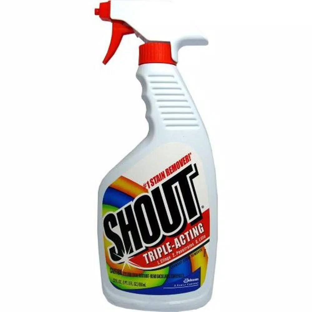 Shout Triple-Acting Laundry Stain Remover Trigger Spray, 22 oz (12-Pack)