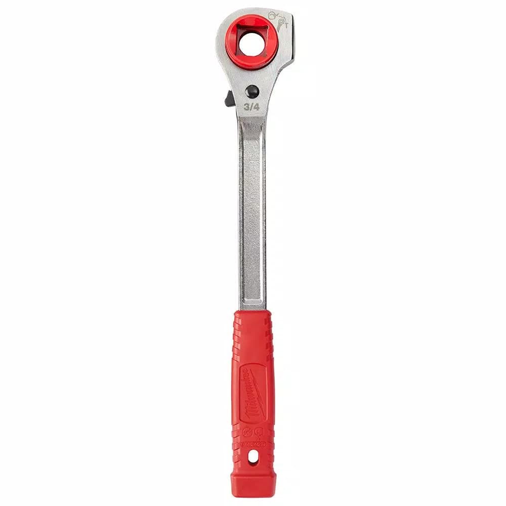 Milwaukee Lineman's High Leverage Ratcheting Wrench, Forged Steel, 3/4 in. to 1-1/8 in.