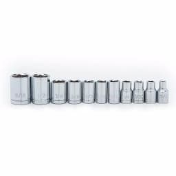 Husky 46-Piece Stubby Ratchet and Socket Set with 1/4 in. and 3/8 in. Dual Drive Ratchet thumbnail 6