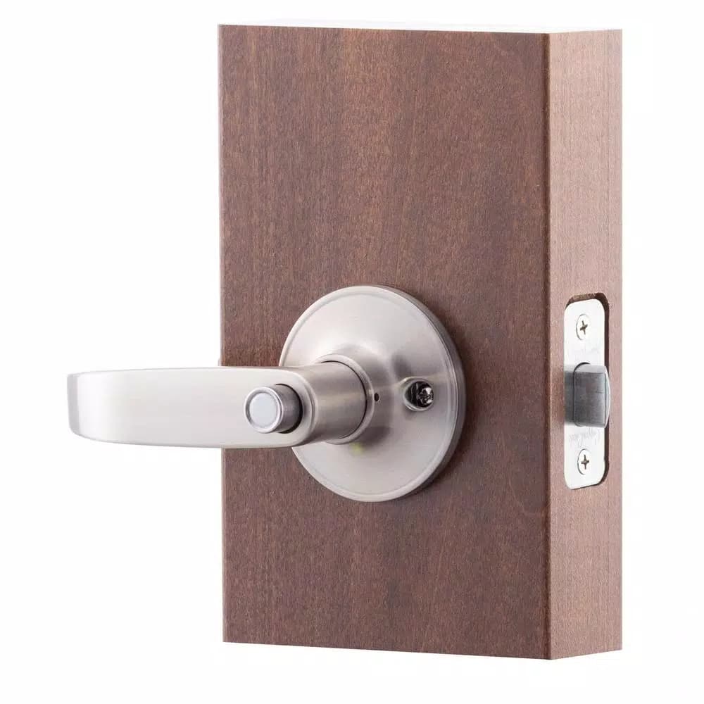 Copper Creek Erin Satin Stainless Steel Privacy Bed/Bath Lever