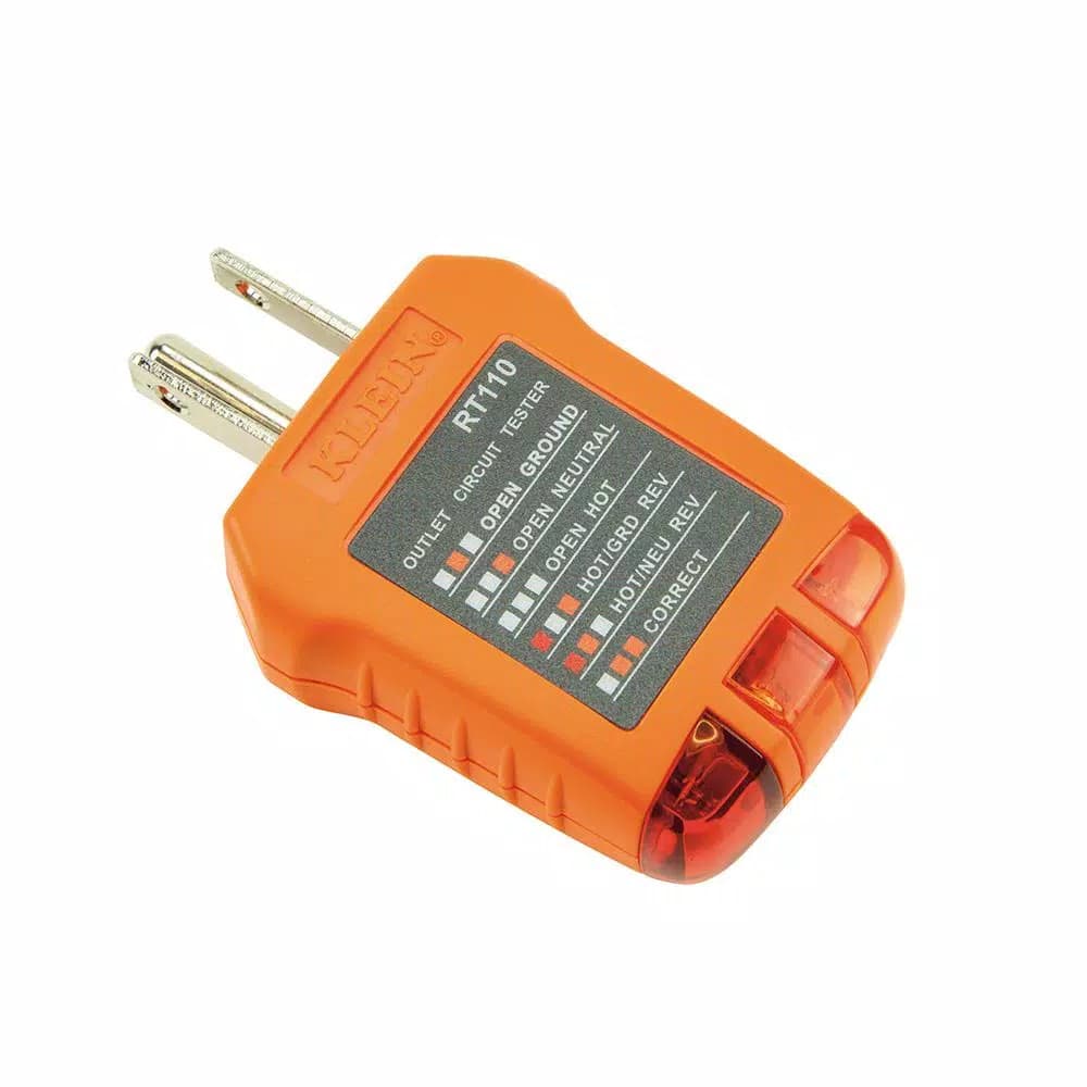 Klein Tools Dual Range Non-Contact Voltage Tester and Outlet Tester 2-Piece Kit