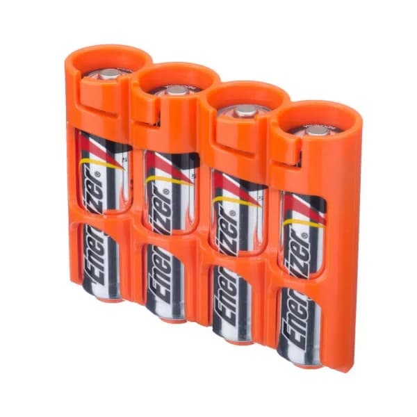 Storacell by Powerpax Slim Line AA Battery Organizer and Dispenser
