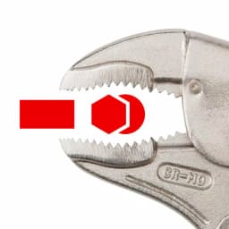 TEKTON 4-Piece Locking Pliers Set - Straight, Curved, and Long Nose Jaws thumbnail 5
