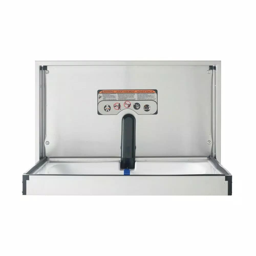 Foundations Horizontal Surface Mount 304 Stainless Steel Baby Changing Station