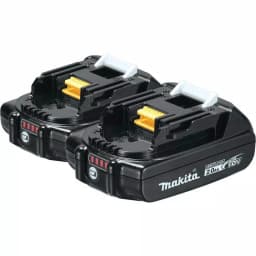 Makita 18V LXT Lithium-Ion 2.0Ah Compact Battery Pack with Fuel Gauge (2-Pack) thumbnail 1