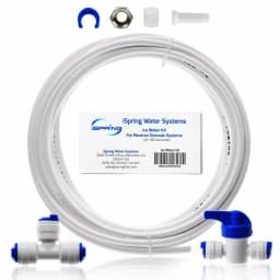 iSpring Ice Maker Kit for Reverse Osmosis Systems with 20ft Tubing and Brass Fitting thumbnail 1