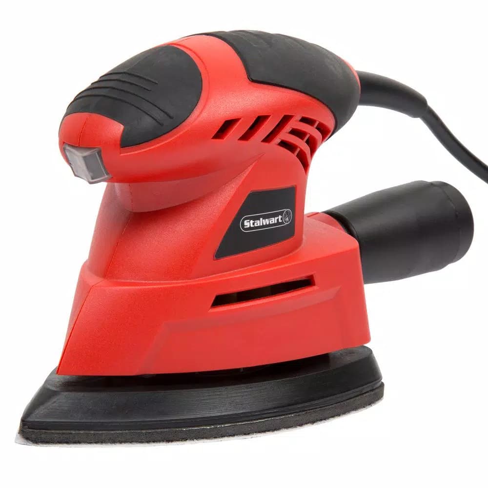 Stalwart 28-Piece Mouse Sander Set, Corded Detail Sander with Sandpaper Kit