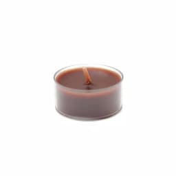 Zest Candle Brown Tealight Candles, 1.5 in. Diameter, 50-Pack thumbnail 1