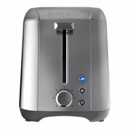 BLACK+DECKER Rapid Toast 2-Slice Stainless Steel Wide Slot Toaster, 1200W thumbnail 1