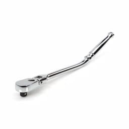 TEKTON 3/8 in. Drive x 12 in. Flex Head Bent Handle Ratchet, 90-Tooth thumbnail 1