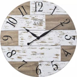 FirsTime and Co. Harper Pallets 27 in. Rustic Wall Clock thumbnail 2