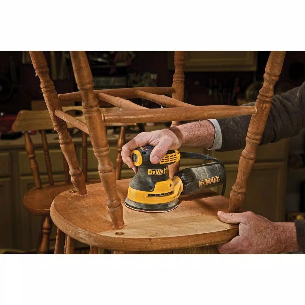 DEWALT DWE6421K 3 Amp Corded 5 in. Random Orbital Hook and Loop Sander