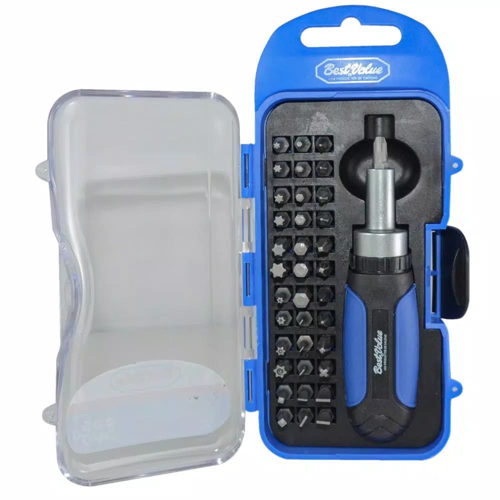 Best Value 38-Piece Ratchet Screwdriver and Bit Tool Set with Heavy Duty Carrying Case