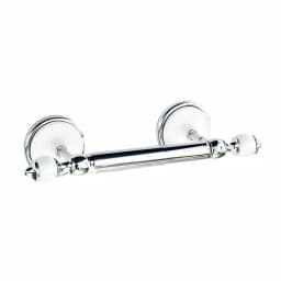 MODONA 4-Piece Bathroom Accessories Set, White Porcelain and Polished Chrome thumbnail 3