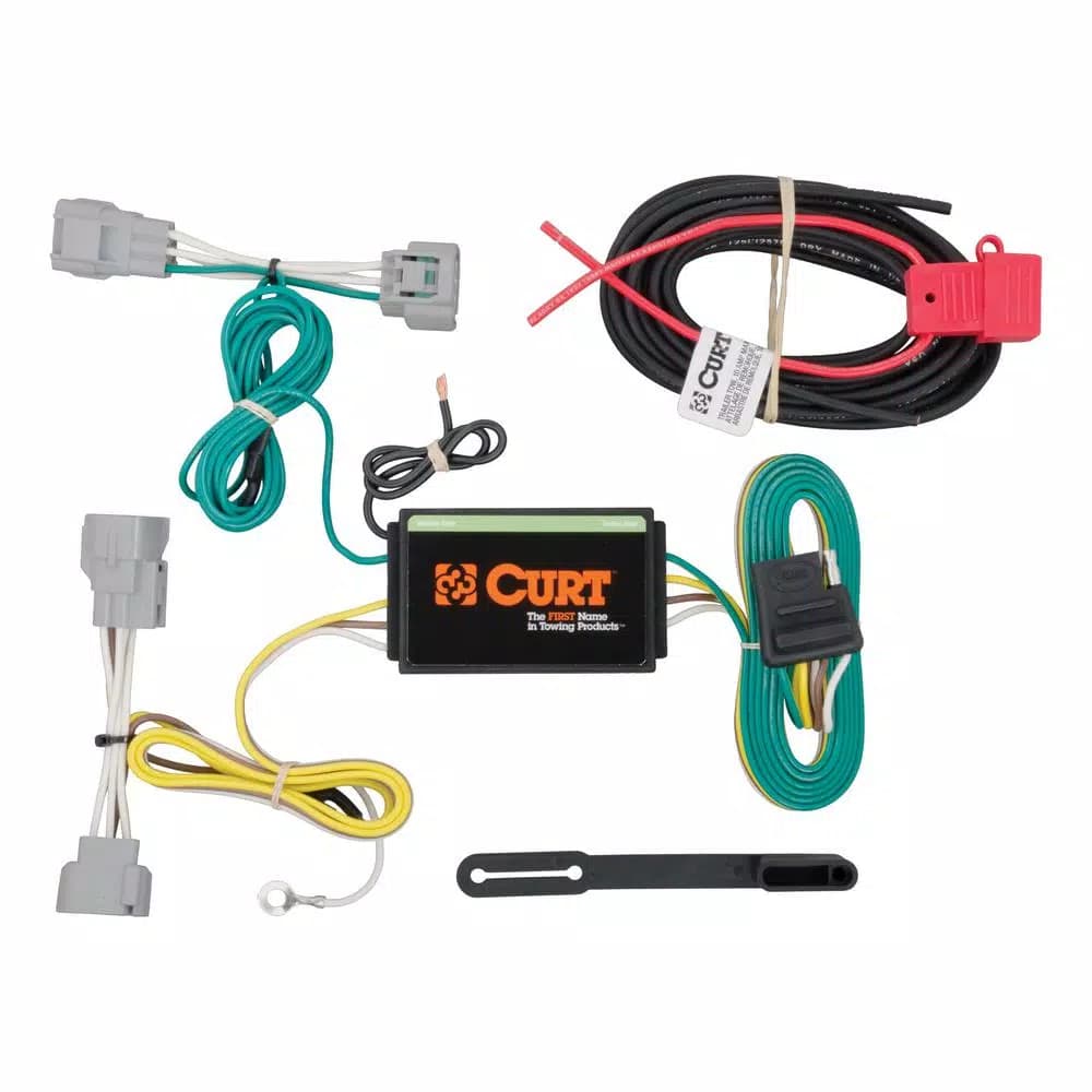 CURT Custom Vehicle-Trailer Wiring Harness, 4-Way Flat Output for Jeep Cherokee