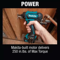 Makita 12V max CXT Cordless 1/4 in. Hex Screwdriver Kit, 2.0Ah thumbnail 9