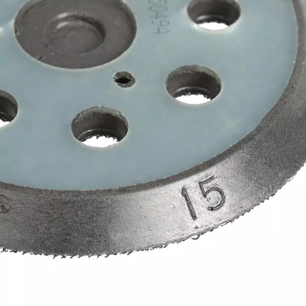 Makita 5 in. Round Hook and Loop Backing Pad with 8-Hole Dust Collection