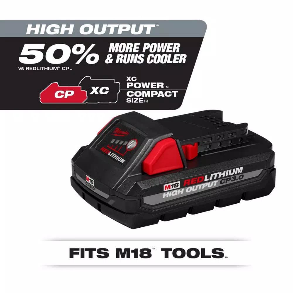 Milwaukee M18 REDLITHIUM HIGH OUTPUT CP 3.0 Ah 18V Lithium-Ion Battery Pack