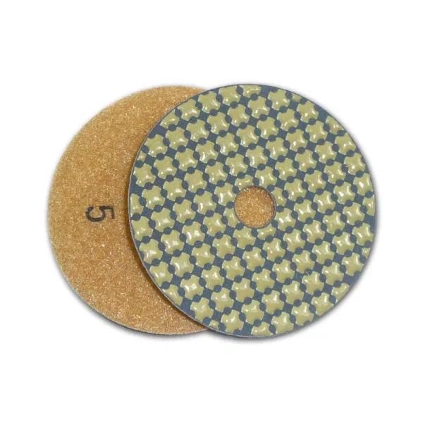 Monster 4 in. 5-Step Dry Diamond Polishing Pad - Step 5 (1500 Grit)