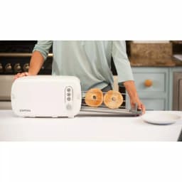 BergHOFF Seren 3-Slice White Wide Slot Toaster with Crumb Tray and Side Loading Design thumbnail 6
